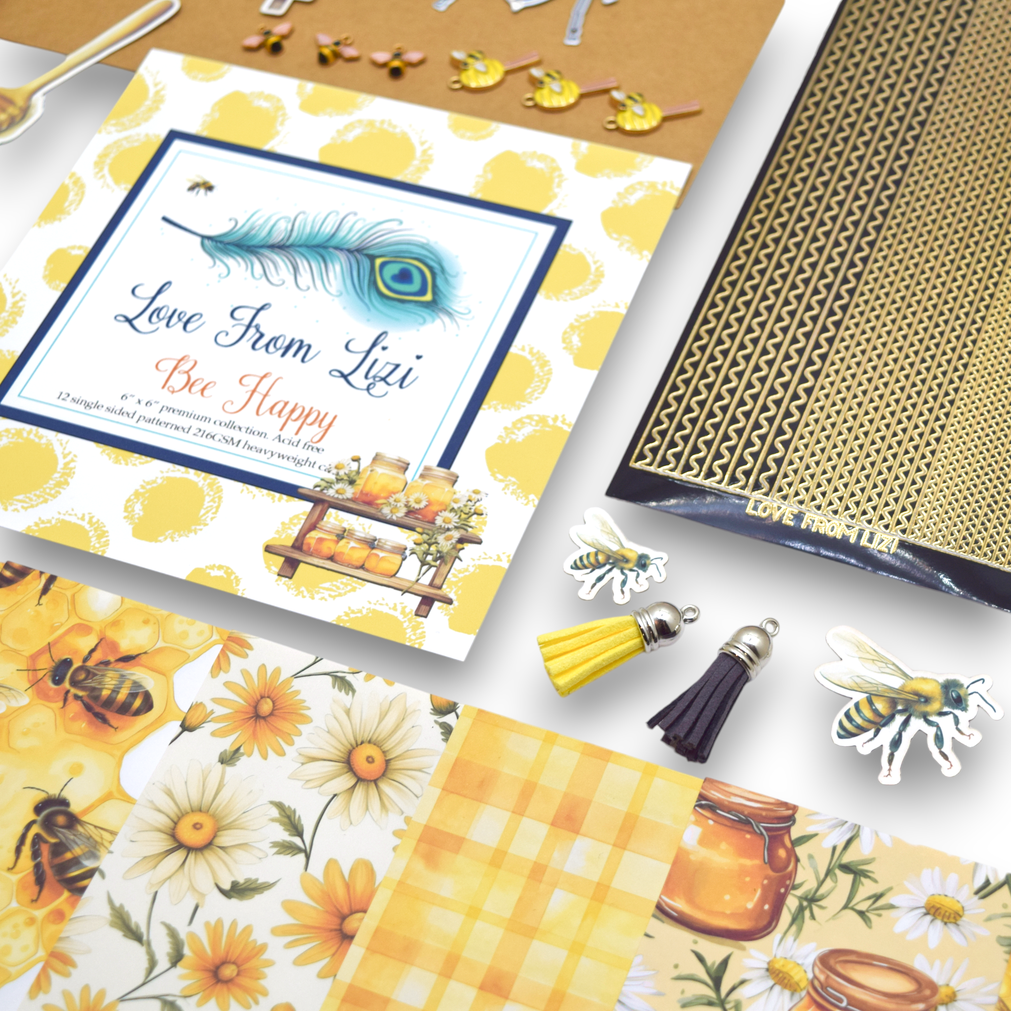 LFL July 25 Card Kit - Bee Happy